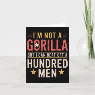 Vintag bin ich kein Gorilla, aber ich kann von ein Karte