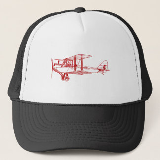 Vintag Biplane - Ruby Red Truckerkappe