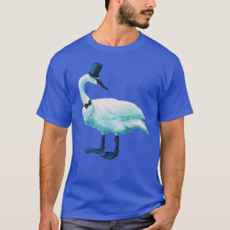 Vintag Bird Chic: Gentleman in Bow Krawatte Top Ha