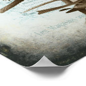 Vintag Bird Family Poster (Ecke)