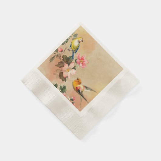 Vintag Bird Napkins Serviette (Ecke)