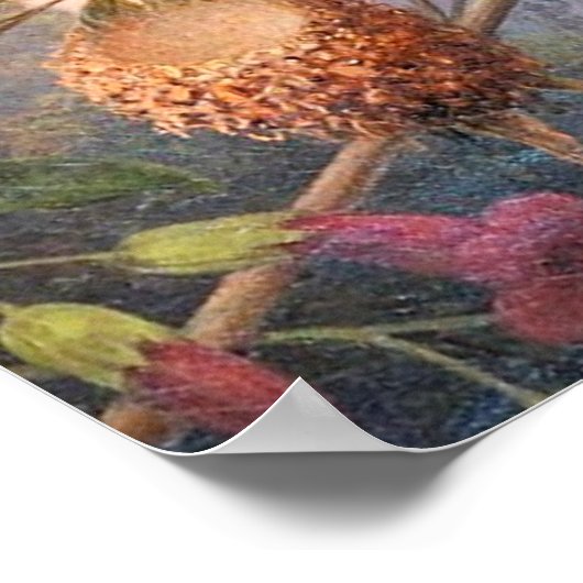 Vintag Bird Poster (Ecke)