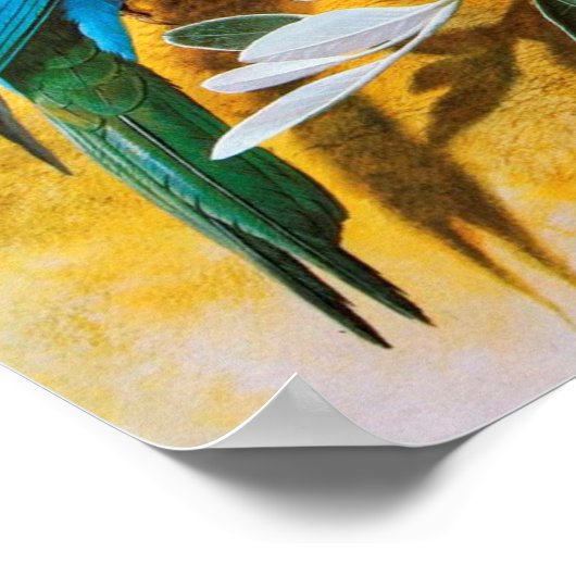 Vintag Bird Poster (Ecke)