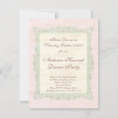 Vintag Birnen Herbst Ernteabend Party Einladung (Rückseite)