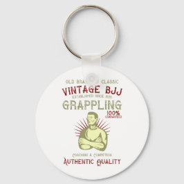 Vintag BJJ Retro Grappling Brasilianischer Jiu Jit Schlüsselanhänger