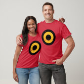 Vintag Black & Amber Roundel T-Shirt (Unisex)