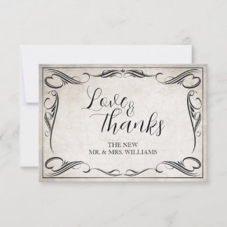 Vintag Black Art Deco Wedding Danke