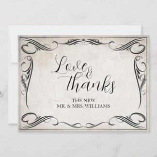 Vintag Black Art Deco Wedding Danke