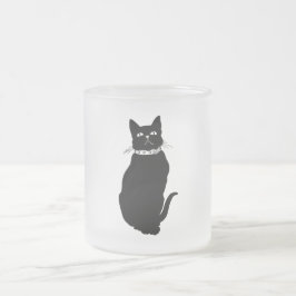 Vintag Black Cat Tasse
