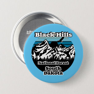 Vintag Black Hills National Forest South Dakota Button
