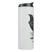 Vintag Black Raven Personalisiert Thermosbecher (Nach links gedreht)