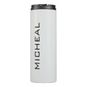 Vintag Black Raven Personalisiert Thermosbecher (Rückseite)