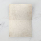 Vintag Black Weeping Willow Tree Vielen Dank Dankeskarte (Innenseite)