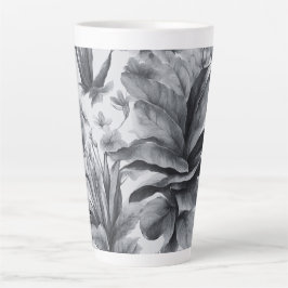 Vintag Black&White botanischer Großraum Milchtasse