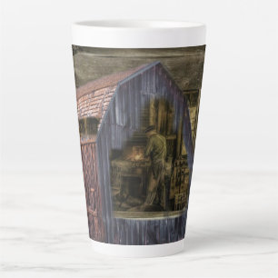 Vintag Blacksmith Shop Welder Milchtasse