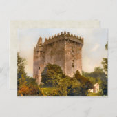 Vintag Blarney Castle Irland Postkarte (Vorne/Hinten)