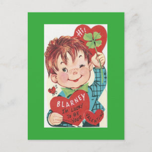 Vintag Blarney Stone Valentine Feiertagspostkarte