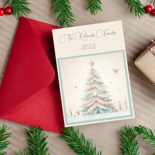 Vintag blass frohe Weihnachten individuell angepas