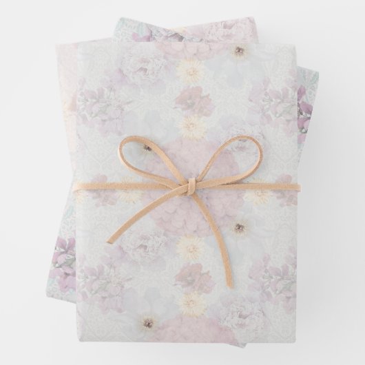 Vintag blass geschenkpapier set (Beispiel)