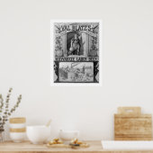 Vintag Blatz's Milwaukee Lager Beer Poster (Küche)