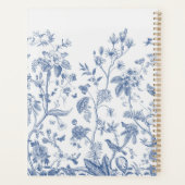 Vintag Blau und Weiß Chinoiserie Notebook Planer (Rückseite)