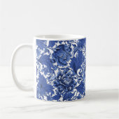 Vintag Blau und Weiß Chintz Traditionell Kaffeetasse (Links)