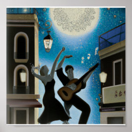 Vintag-blau-weiß-digitaler Deko