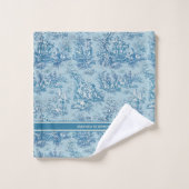 Vintag-blaue aquamarine Joule Badhandtuch Set (Waschlappen)