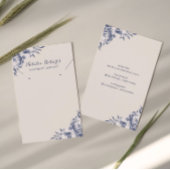 Vintag Blauer Blütenschmuck Ohrring Display