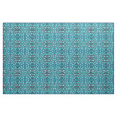 Vintag Blauer Blütenwirbel Stoff (Yard (91,4 cm))
