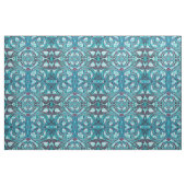Vintag Blauer Blütenwirbel Stoff (Fat Quarter (45,7 x 55,9 cm))