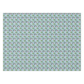 Vintag Blauer Gemüsegarten Tischdecke (Vorderseite (Horizontal))