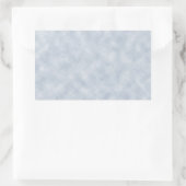 Vintag-blaugraue Perchment Textur Rechteckiger Aufkleber (Tasche)