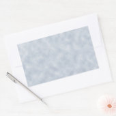 Vintag-blaugraue Perchment Textur Rechteckiger Aufkleber (Umschlag)