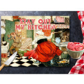 Vintag Bleibe mein Küchenwitz Schneidebrett