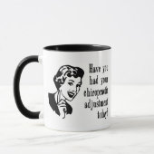 Vintag-Blick Chiro Anzeigen-Tasse Tasse (Links)