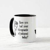 Vintag-Blick Chiro Anzeigen-Tasse Tasse (Vorderseite Links)