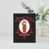 Vintag Bloody Mary, dreimal Postkarte (Stehend Vorderseite)