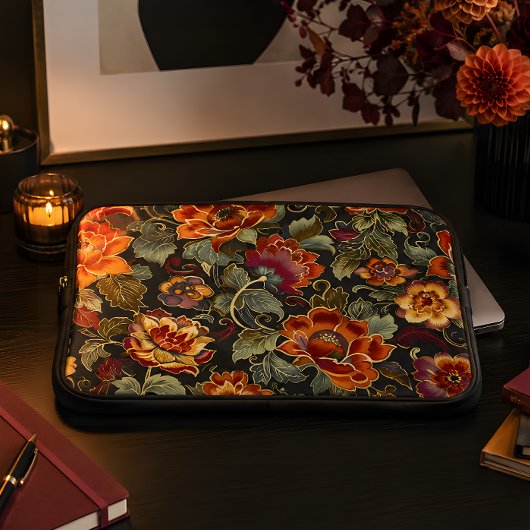 Vintag Bloom Elegance Computerschläfchen Laptopschutzhülle