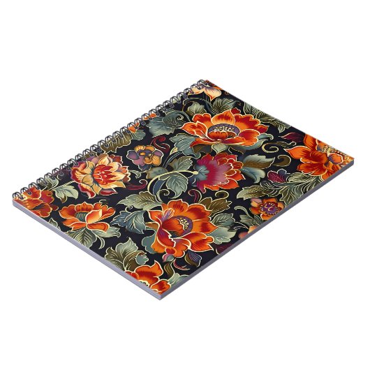 Vintag Bloom Elegance Journal Notizblock (Linke Seite)