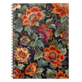 Vintag Bloom Elegance Journal Notizblock (Vorderseite)
