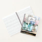 Vintag Blossom Hydrangea Mason Jars Notizblock (Innenseite)