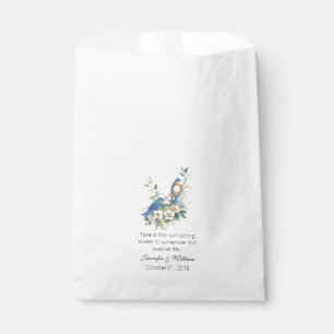 Vintag Blue Birds Custom Wedding Fevor Bag Geschenktütchen