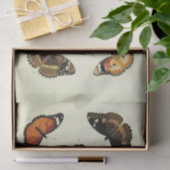 Vintag Blue Butterfly Ephemera Decoupage Script T Seidenpapier (Geschenk)