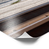 Vintag Blue Chevy Fotodruck (Ecke)