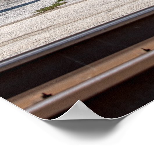 Vintag Blue Chevy Poster (Ecke)