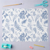 Vintag Blue Chinoiserie Dekoupage Seidenpapier (Basteln)