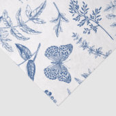 Vintag Blue Chinoiserie Dekoupage Seidenpapier (Ausschnitt)