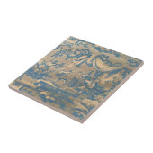 Vintag Blue Chinoiserie Fliese (Seite)