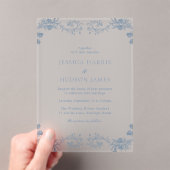 Vintag Blue Classic Acryleinladungen (Insitu (Handheld))